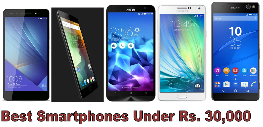 Best Smartphones Under Rs. 30,000 In India 2015