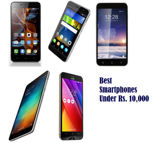 8 Best Smartphones Under Rs. 10,000 In India For 2016