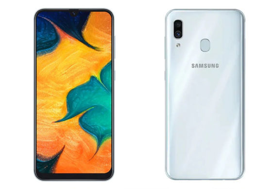 samsung a30 white