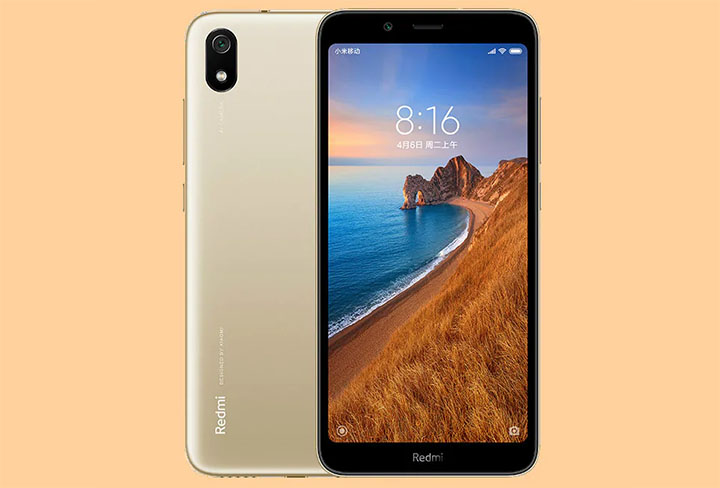 Redmi 7a висит на заставке redmi